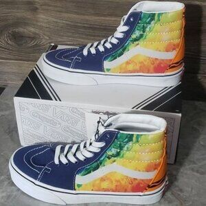 New Vans Womens Sk8 Hi Crayola High Top Shoes Size 6.5 Deadstock Art to Wear Gym